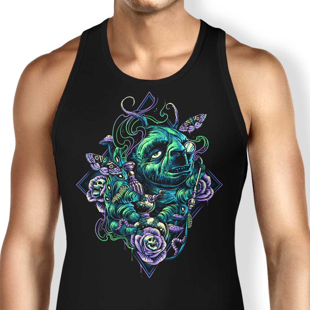 Glitchygorilla's Comfortable Smoking Diamond Tank Tops for Men and Women