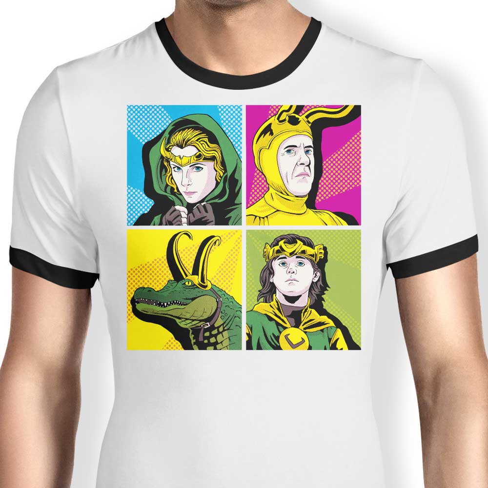 Stylish Pop Variant Men's Ringer T - Shirt in S to 4XL Sizes