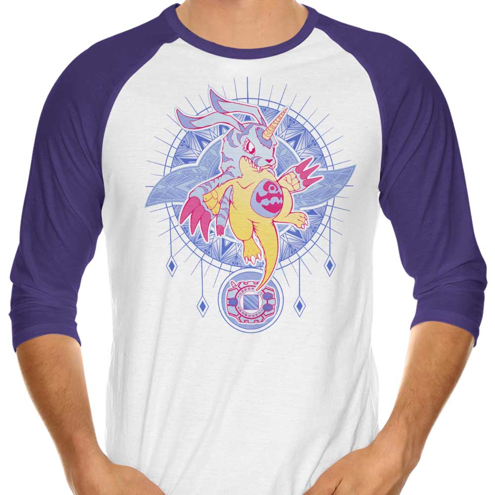 Chocolate Raisin Fury's 3/4 Sleeve Raglan T-Shirt with Friendship Crest