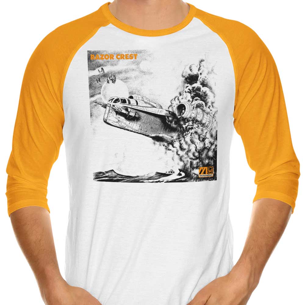 CappO LED Crest 3/4 Sleeve Stylish Raglan T-Shirt