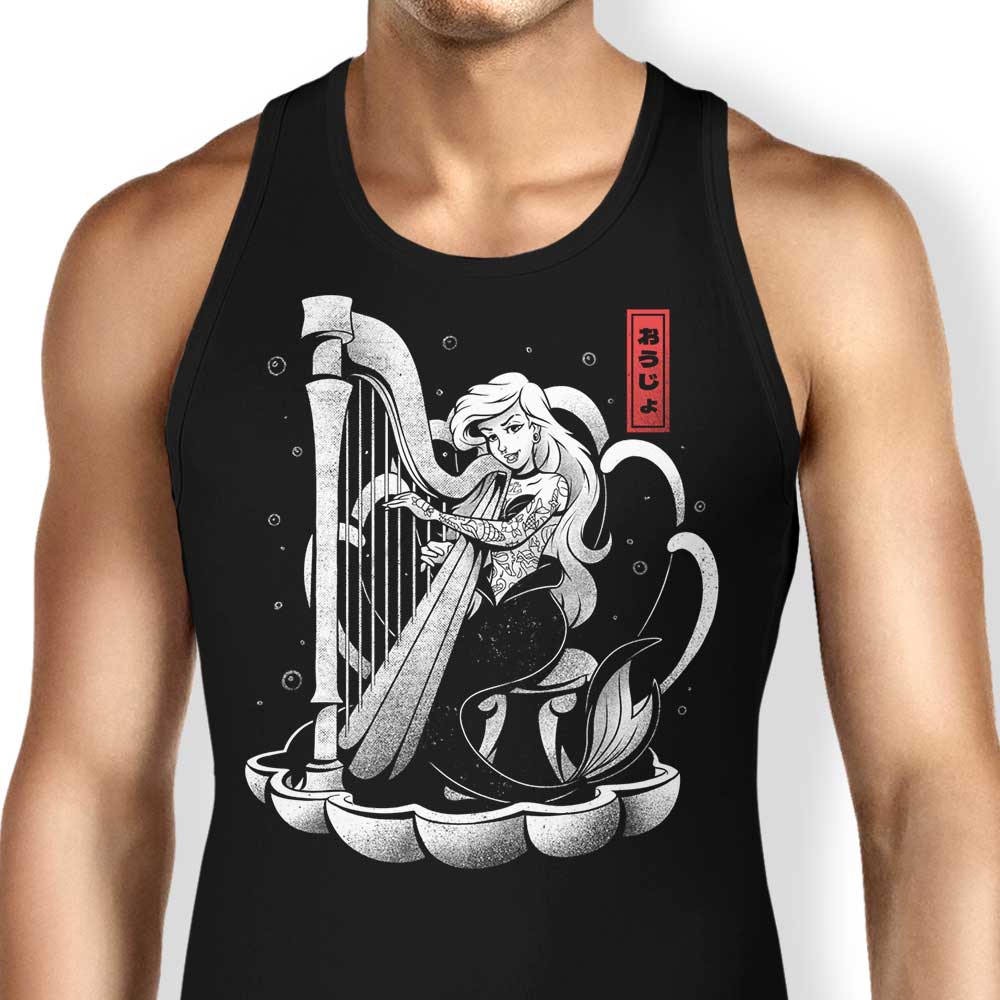 Elegant 'Sound of the Sea' Tank Top for a Relaxed Look