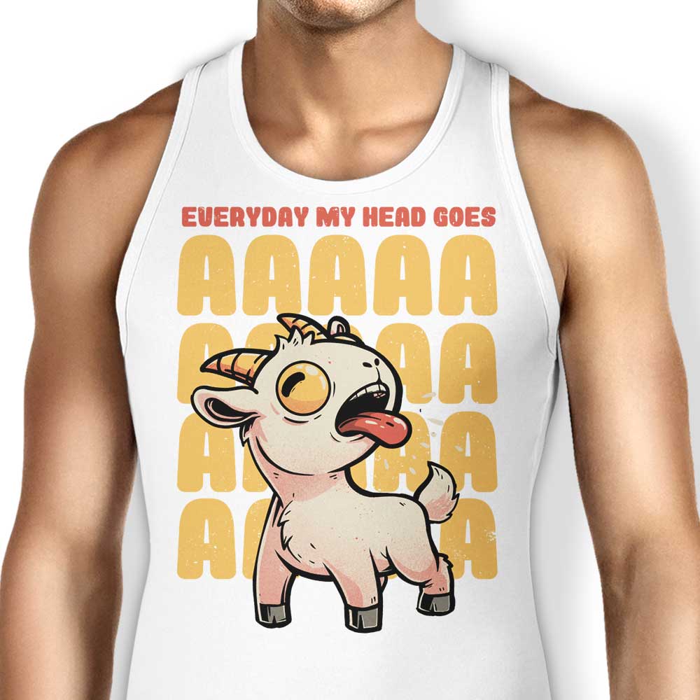 Comfortable 'My Head Goes' Unisex and Women's Tank Tops