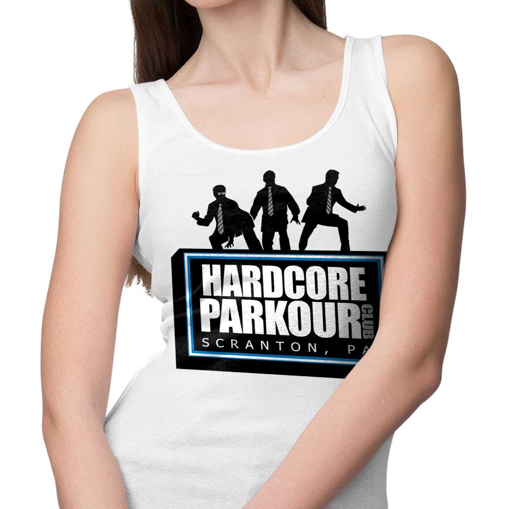 Hardcore Parkour-themed Men's Tank Top