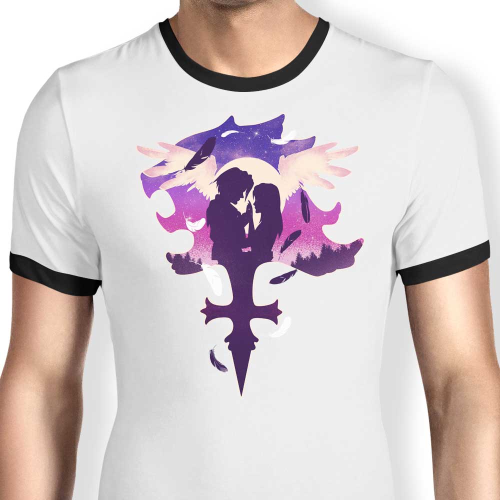 Hypertwenty Men's 'Eyes on Me' Ringer Style Cotton T-Shirt