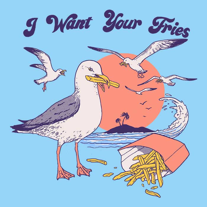 Cool 'I Want Your Fries' Men's and Women's Unisex Tank Top for Fashionable Wear