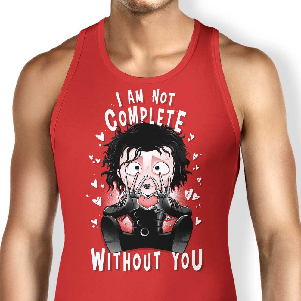 Alemaglia's Comfortable 'I Am Not Complete Without You' Tank Tops for Men and Women