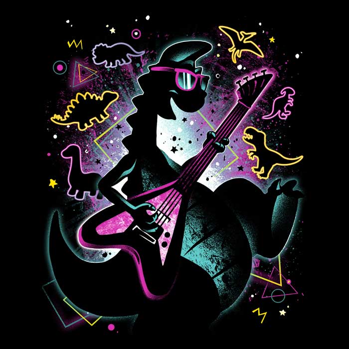 Alemaglia's Rocking Dinosaur Unisex and Women's Comfortable Tank Tops