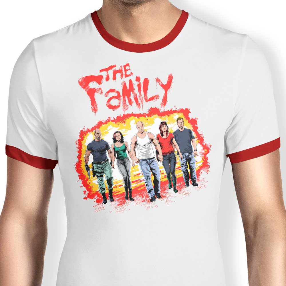 The Family Brand Men's Ringer Style Cotton T-Shirt