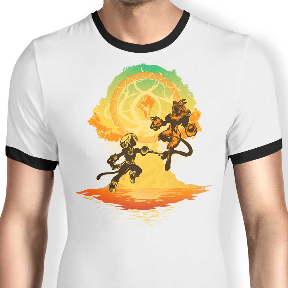 Epic Battle of Destiny Men's Ringer Style T-Shirt for Ultimate Fashion