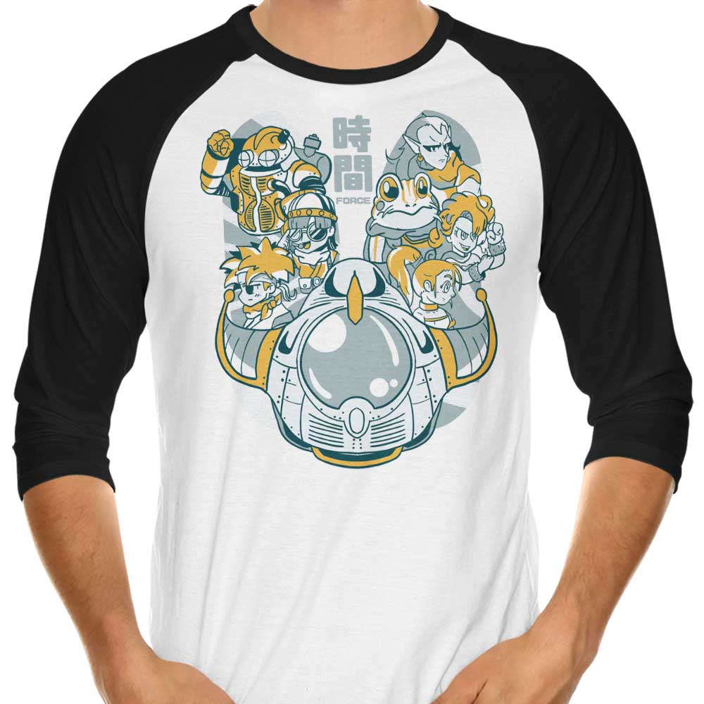 Sketchdemao's Time Force 3/4 Sleeve Raglan Style T-Shirt