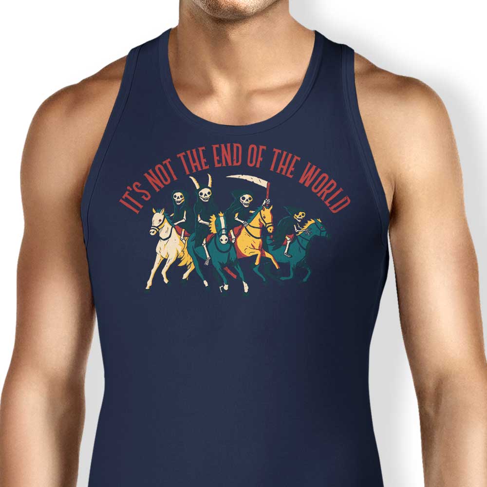DinoMike's 'Not the End of the World' Men's and Women's Comfortable Tank Tops