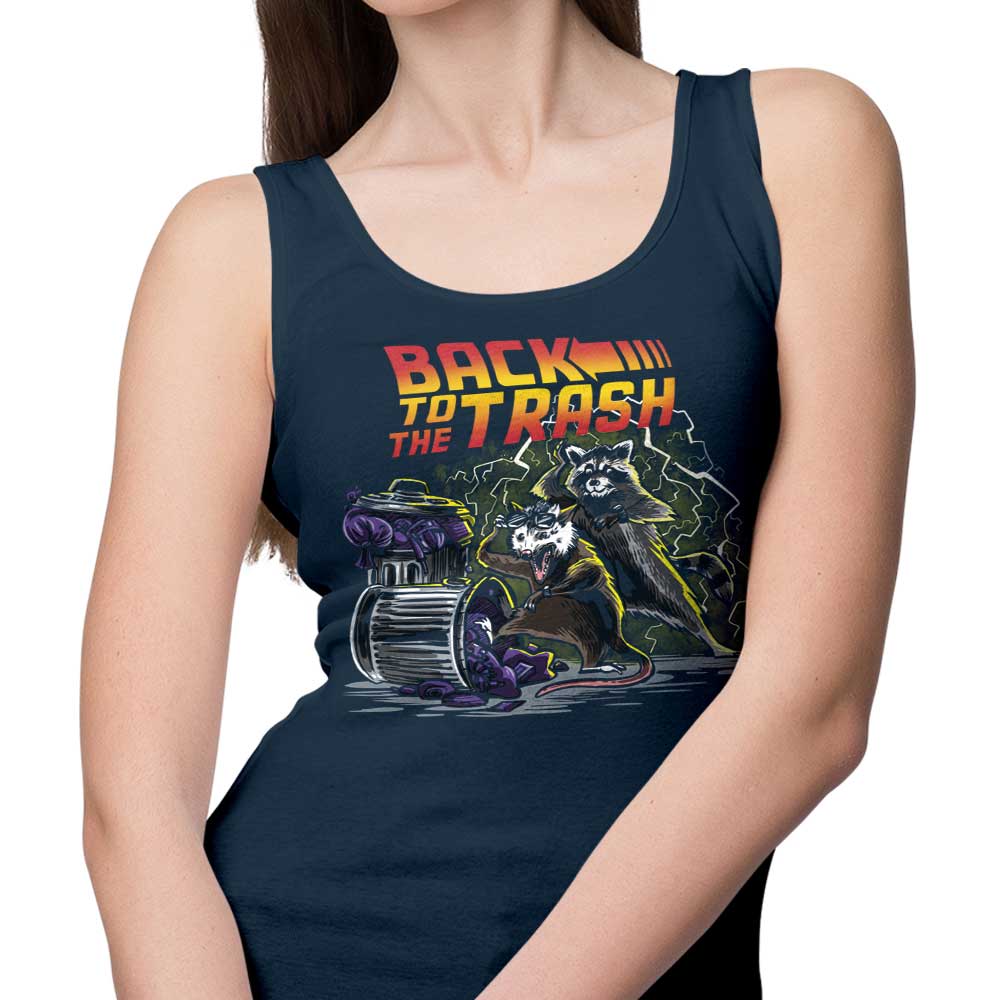 Zascanauta's Back to the Trash Men's and Women's Comfortable Tank Tops