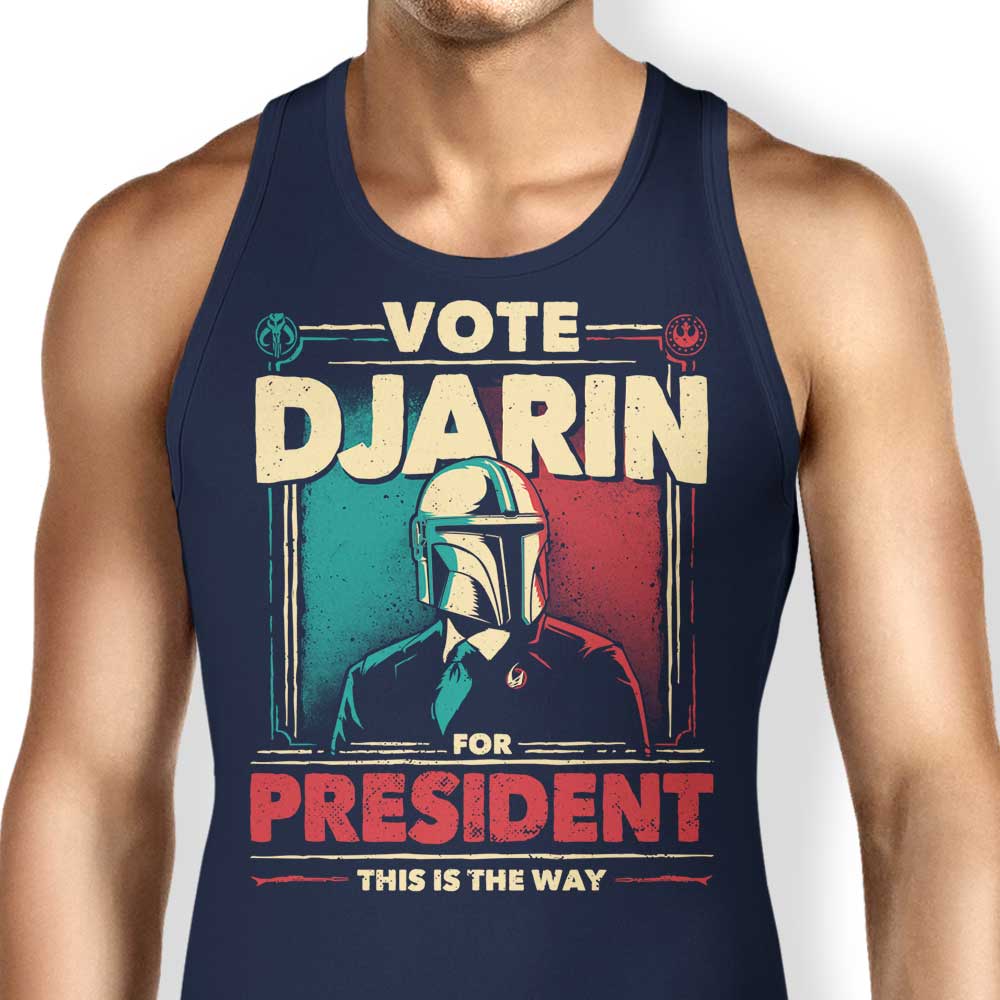Comfortable 'Djarin for President' Unisex and Women's Tank Tops