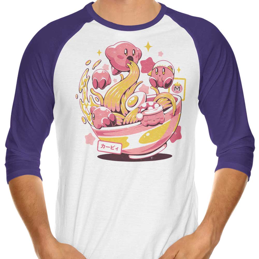Pink Bowl Branded Three - Quarter Sleeve Raglan Style T - Shirt for Casual Wear