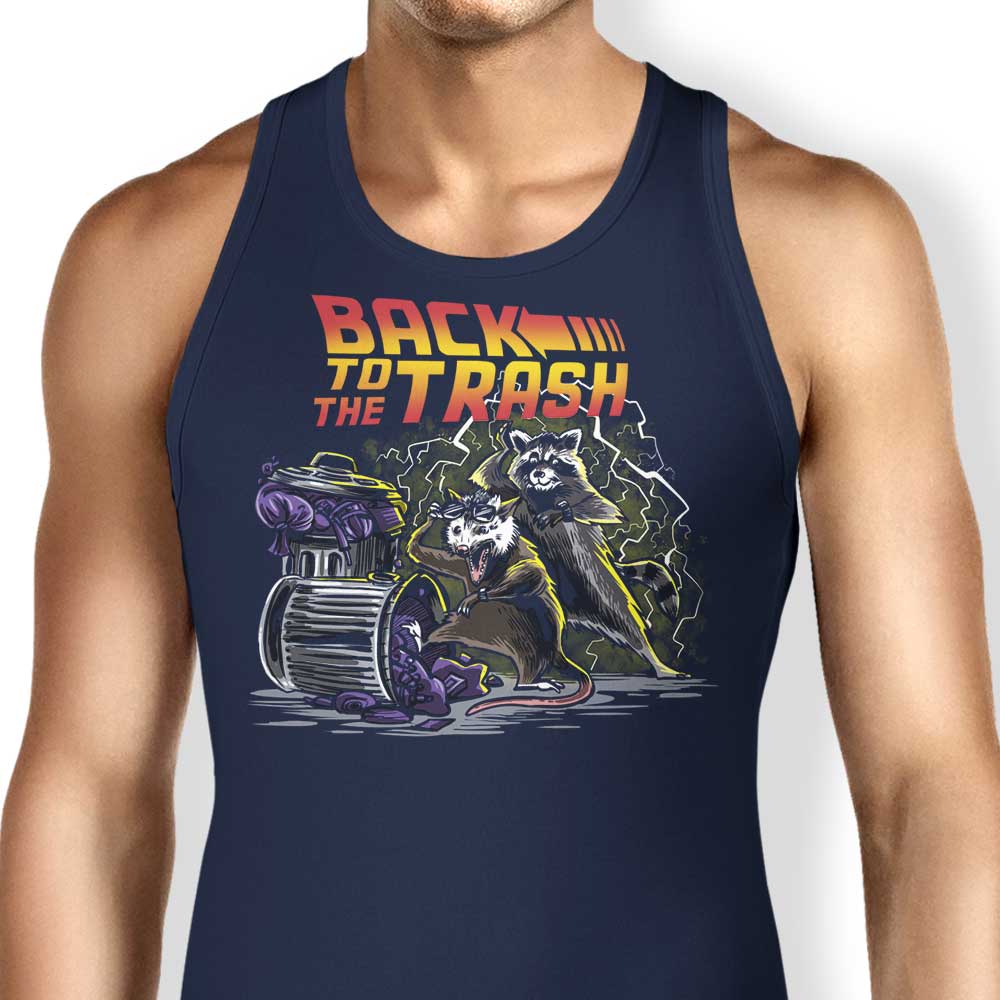 Zascanauta's Back to the Trash Men's and Women's Comfortable Tank Tops