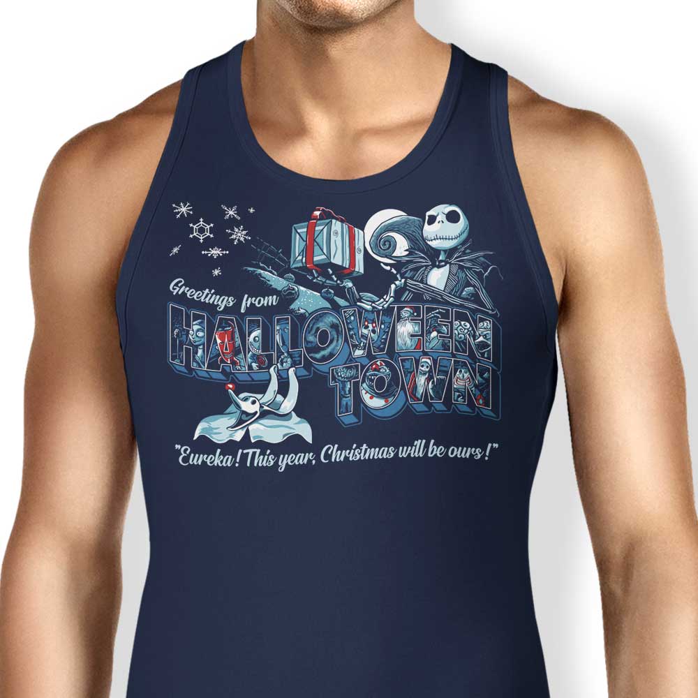 Comfortable H-Town Greetings Tank Tops for Men and Women