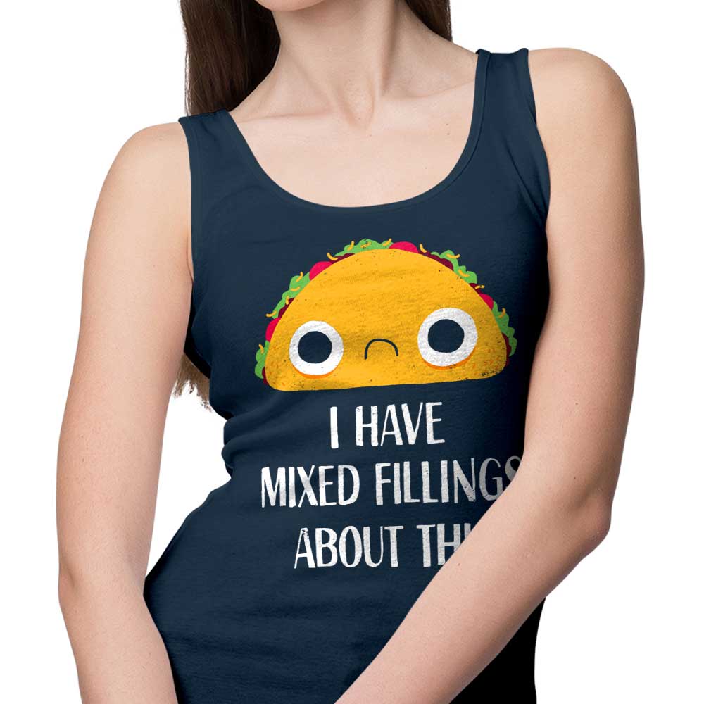 DinoMike's Soft and Comfortable Mixed Fillings Tank Tops for Men, Women, and Unisex