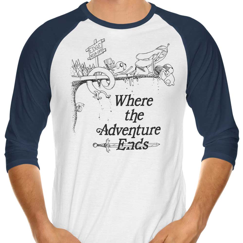 3/4 Sleeve Raglan T-Shirt - The Conclusion of the Adventure