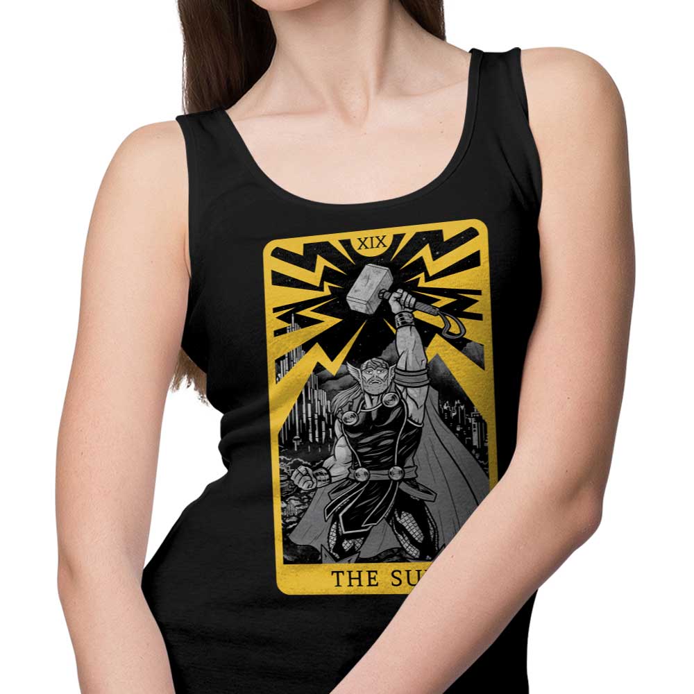 Tarot Inspired - The Sun Design Men's and Women's Unisex Tank Top
