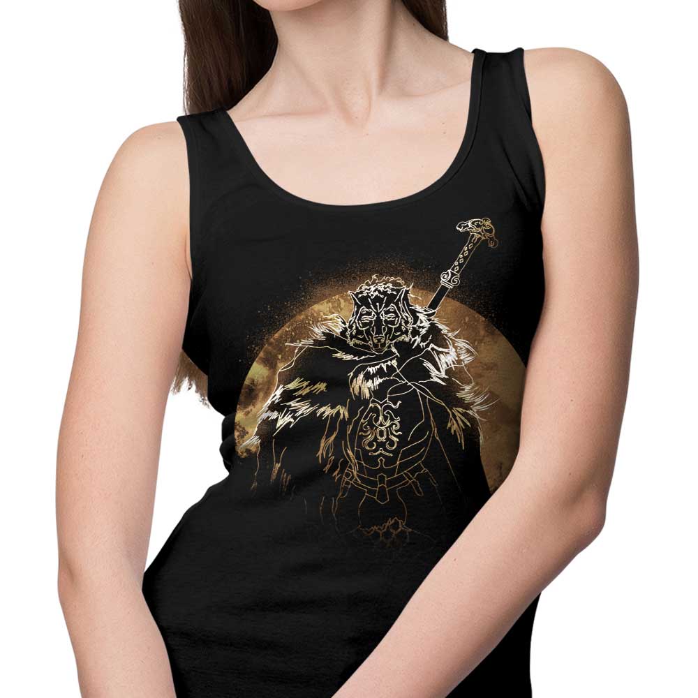 Comfortable Half Wolf Orb Men's and Women's Tank Tops