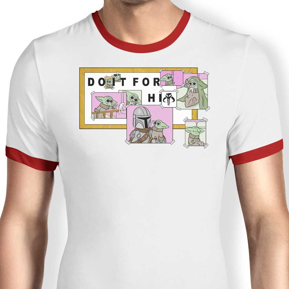 MarianoSan's Men's 'Do It For Him' Ringer Style T-Shirt