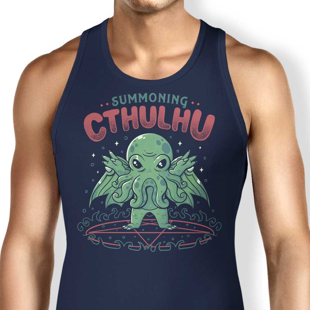 Edu.ely's Comfortable Summoning Cthulhu Unisex and Women's Tank Tops