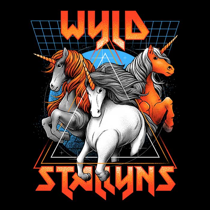 Stay Wild Men's Ringer Style Cotton T-Shirt by Glitchygorilla