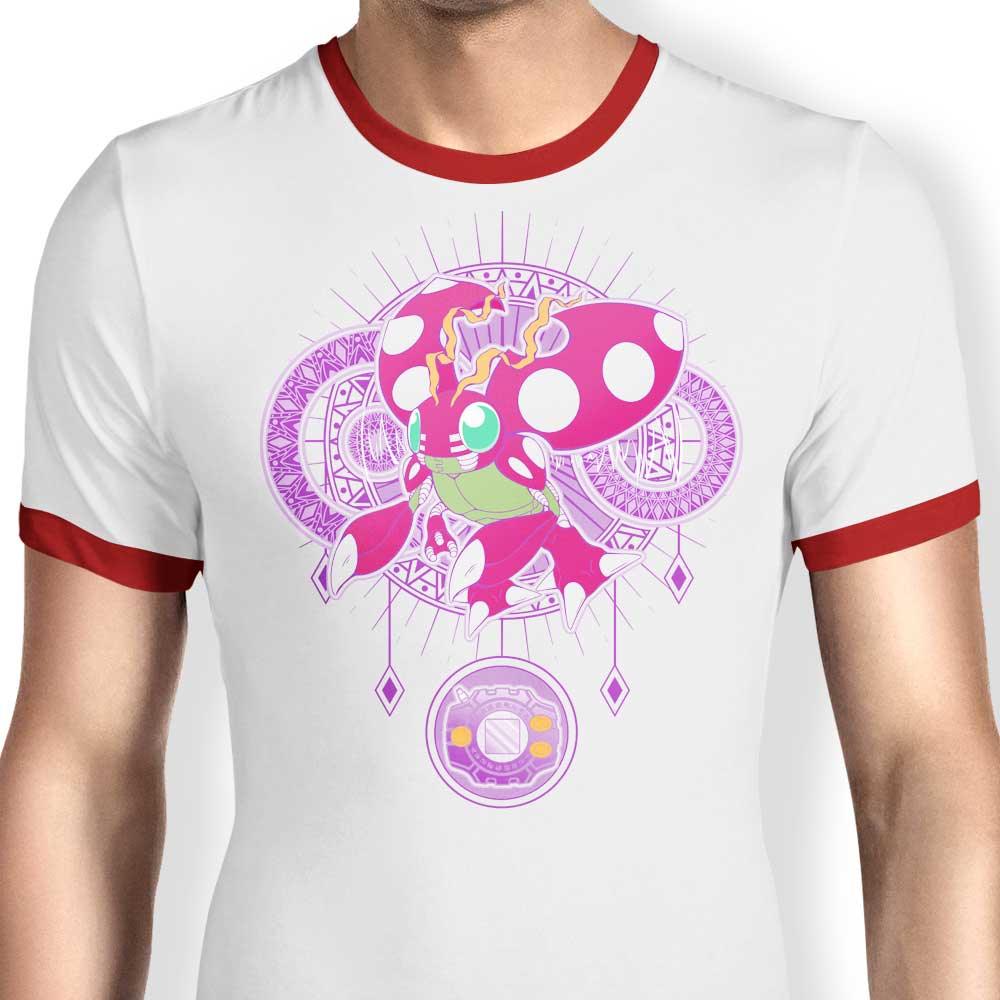 Knowledge Crest - Men's Cotton Ringer T-Shirt in S - 4XL Sizes