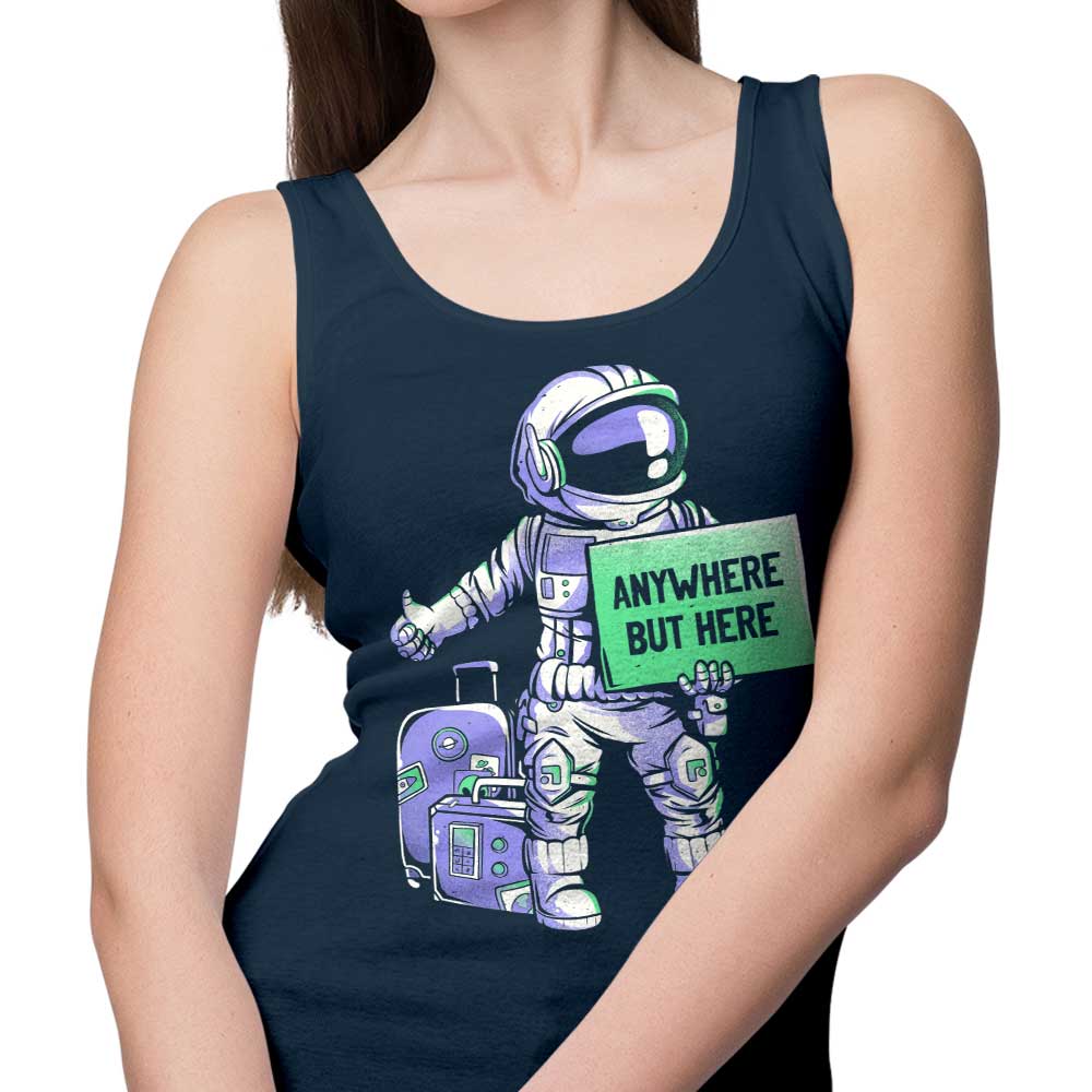 Edu.ely's 'Anywhere But Here' Comfortable Men's and Women's Tank Tops