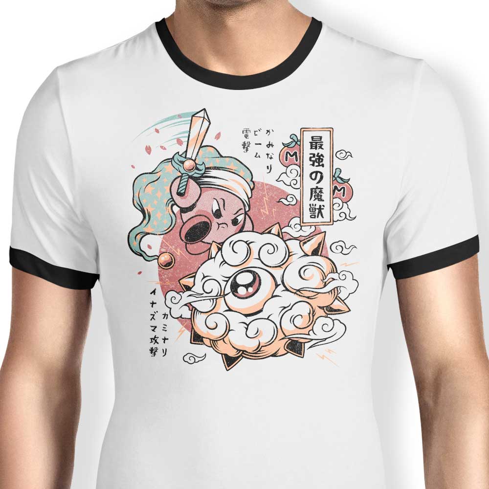 Ilustrata's Dreamland Samurai Men's Ringer T - Shirt in S to 4XL Sizes