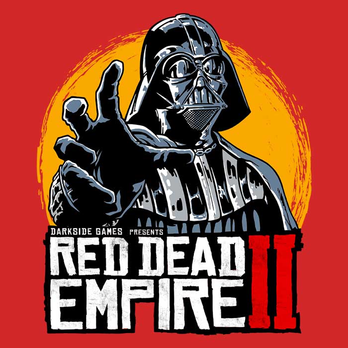 Firebeard's Red Dead Empire II Stylish Ringer T-Shirt