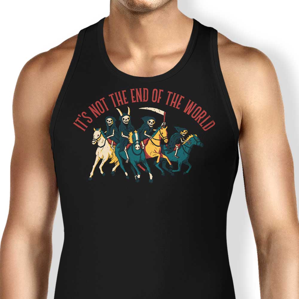 DinoMike's 'Not the End of the World' Men's and Women's Comfortable Tank Tops