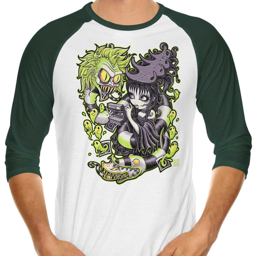 Unique and Bizarre 3/4 Sleeve Raglan T-Shirt by Jehsee