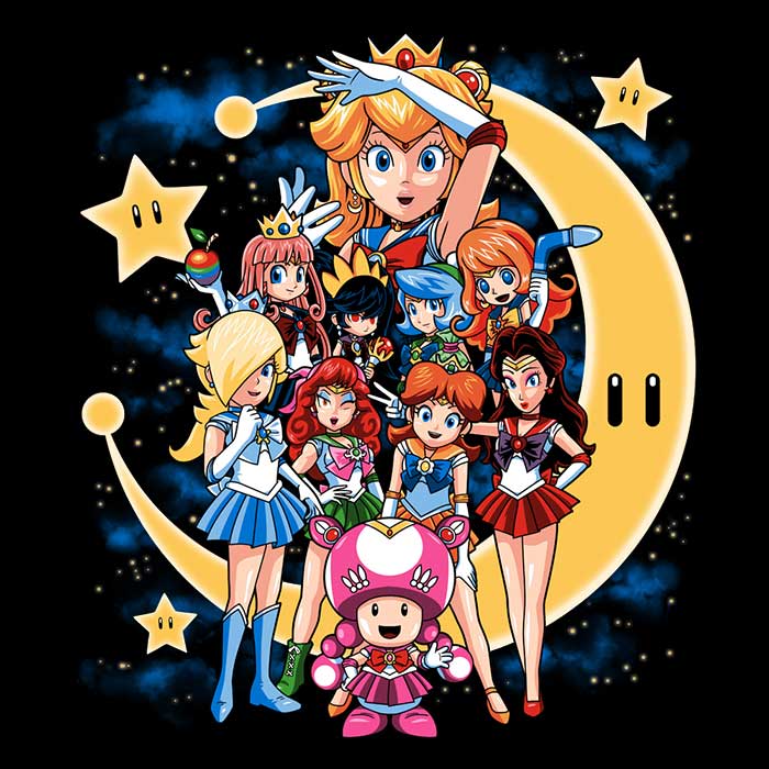Prime Premne Design's 3/4 Sleeve Raglan T-Shirt with Sailor Mushroom Print