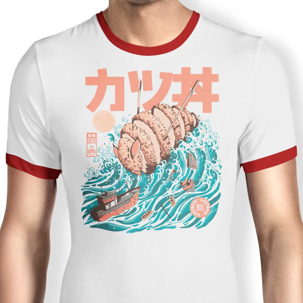 Katsuju Brand Men's Classic Ringer T-Shirt for All Sizes