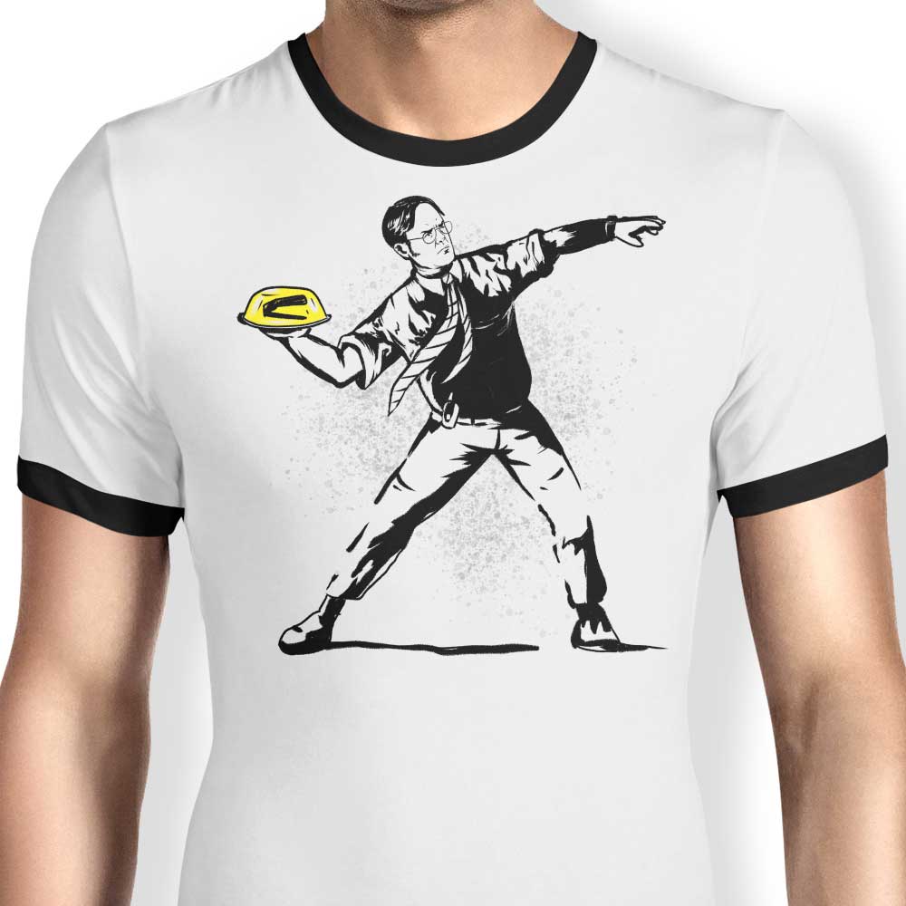 Airborne Pranks Themed Men's Ringer T-Shirt by MarianoSan