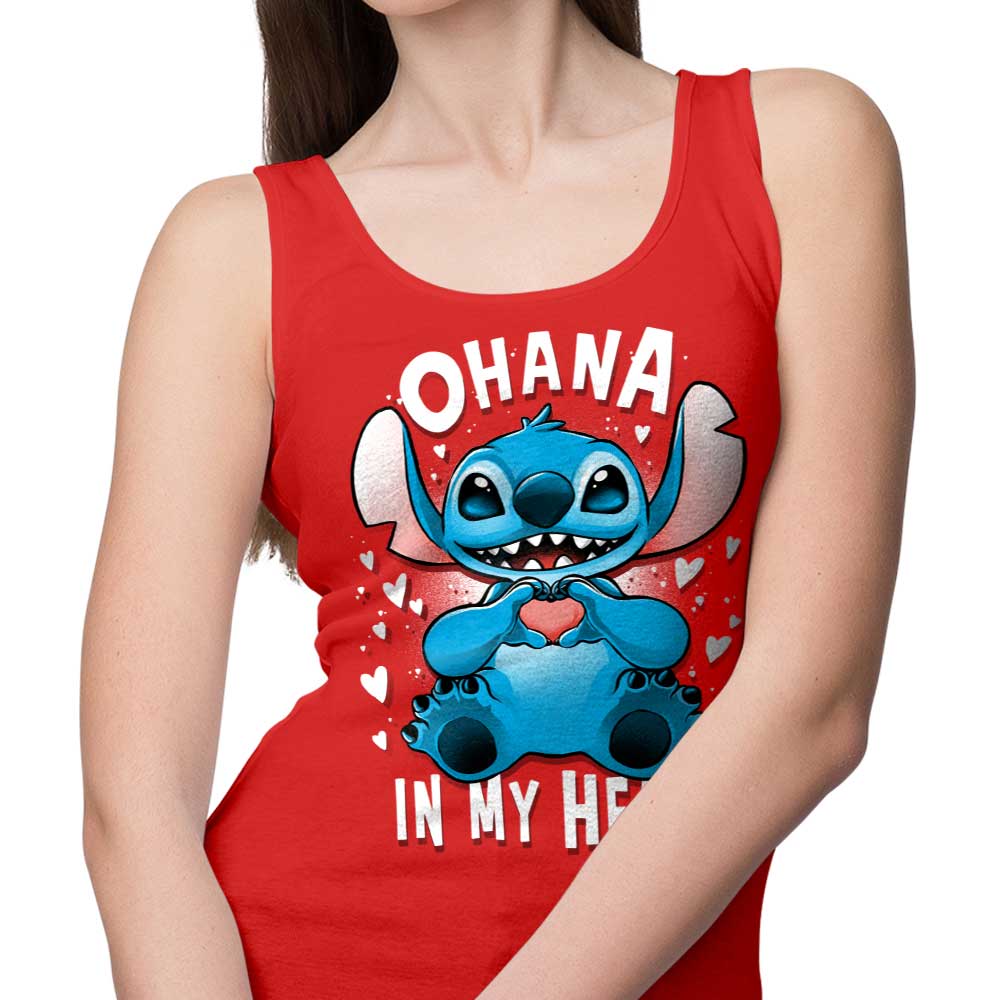 Ohana in My Heart Unisex and Women's Comfortable Tank Tops