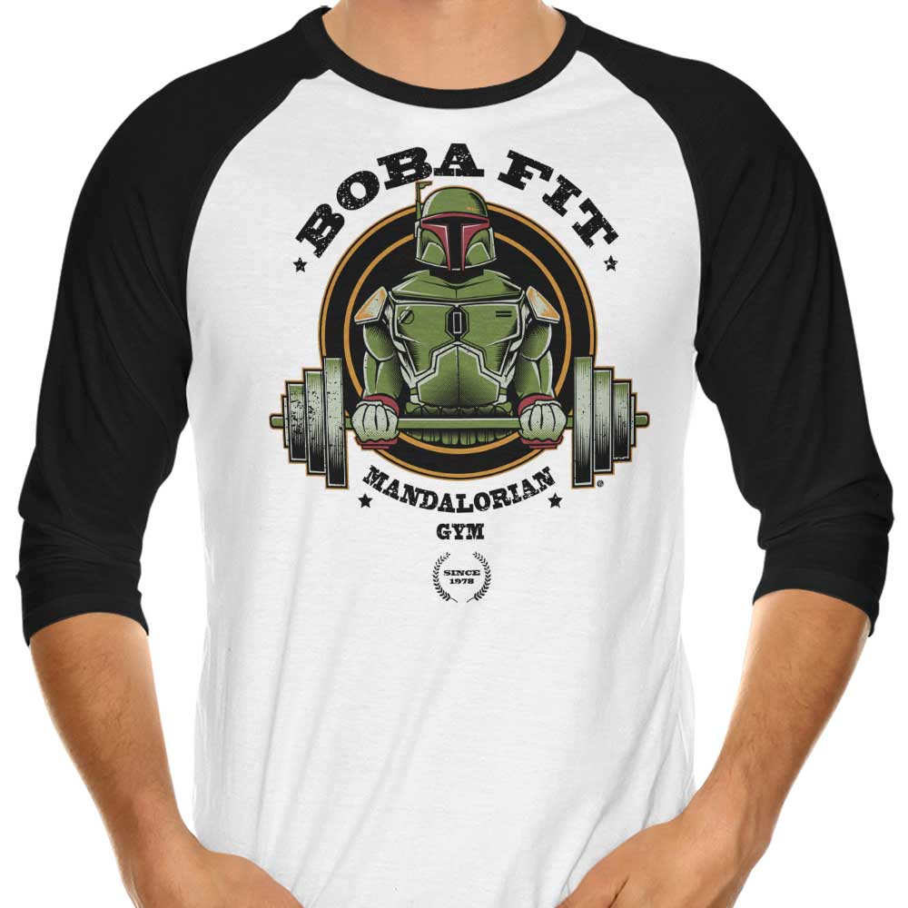 Boba Fit Three - Quarter Sleeve Raglan Style T - Shirt for a Fashionable Look