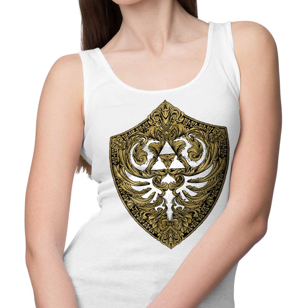 Hylian Victoriana Gold-themed Men's and Women's Tank Top Apparel