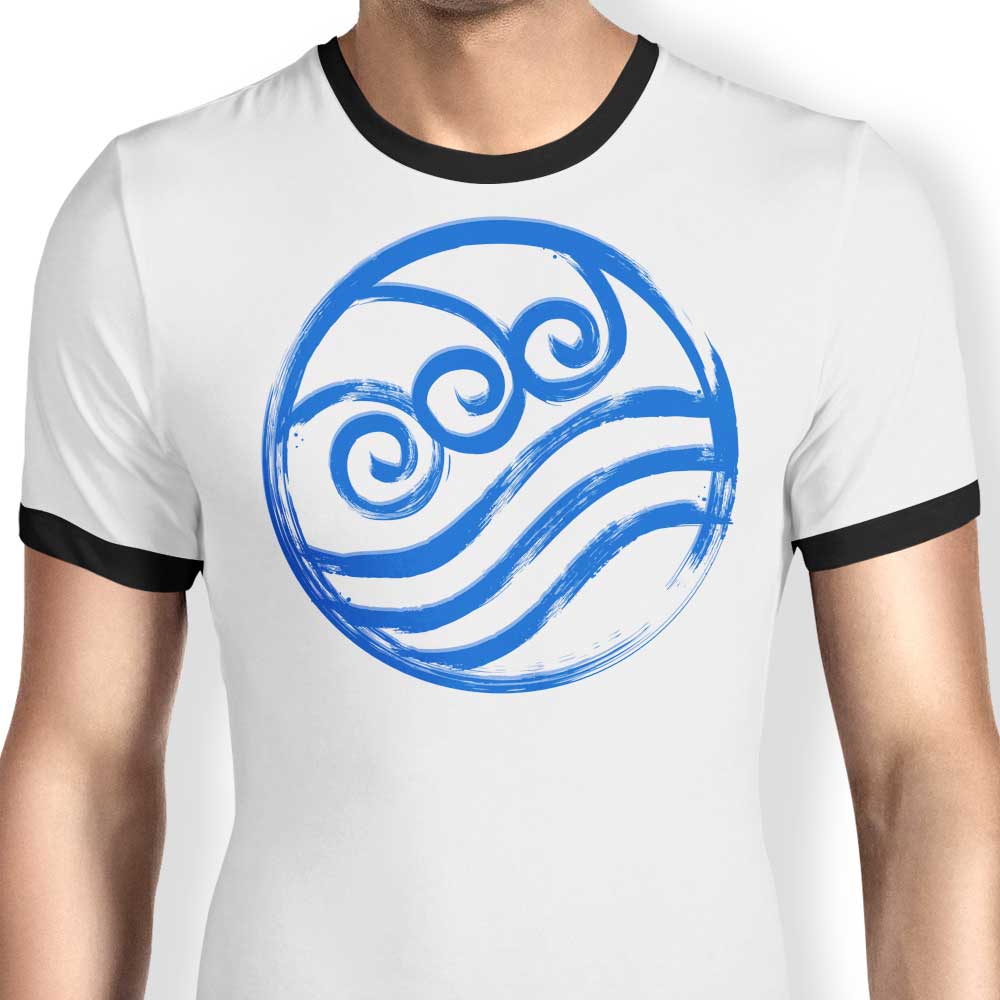 Dr. Monekers' Men's Water-themed Ringer T-Shirt