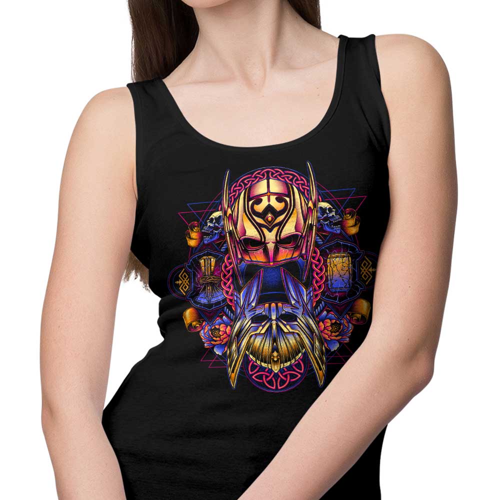 Colorful Thunder Stylish Unisex and Women's Tank Tops