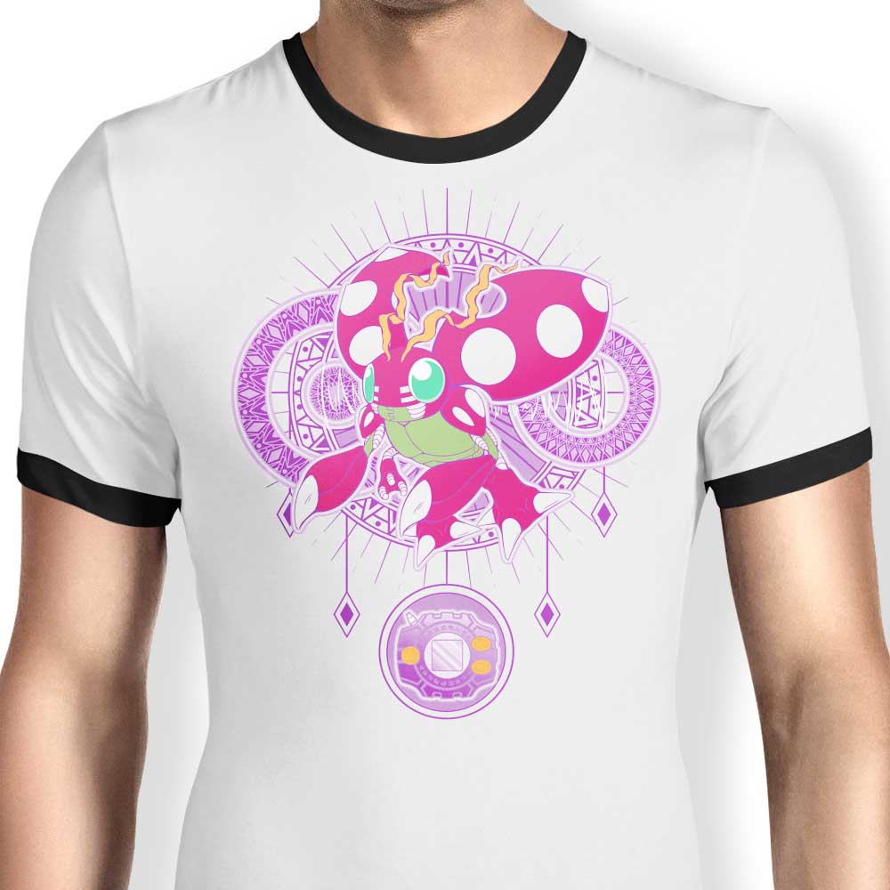 Knowledge Crest - Men's Cotton Ringer T-Shirt in S - 4XL Sizes