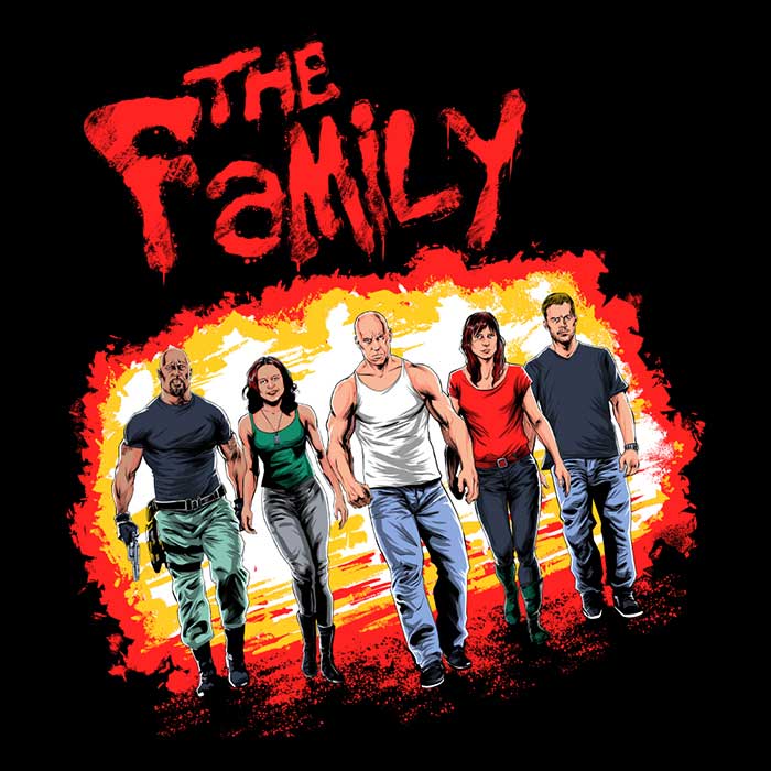 The Family Brand Men's Ringer Style Cotton T-Shirt