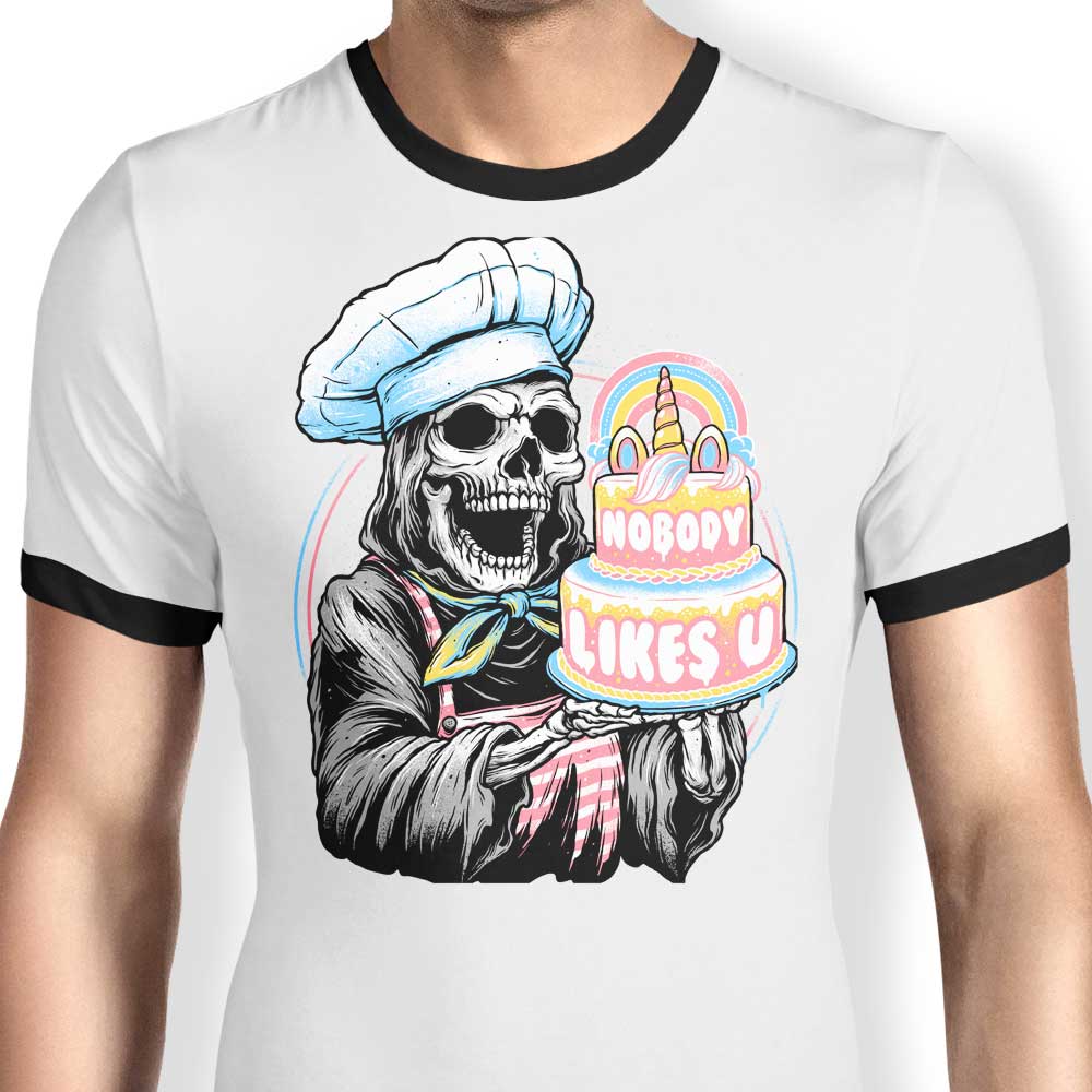 Glitchygorilla's Doom Cake Design Men's Classic Ringer T - Shirt