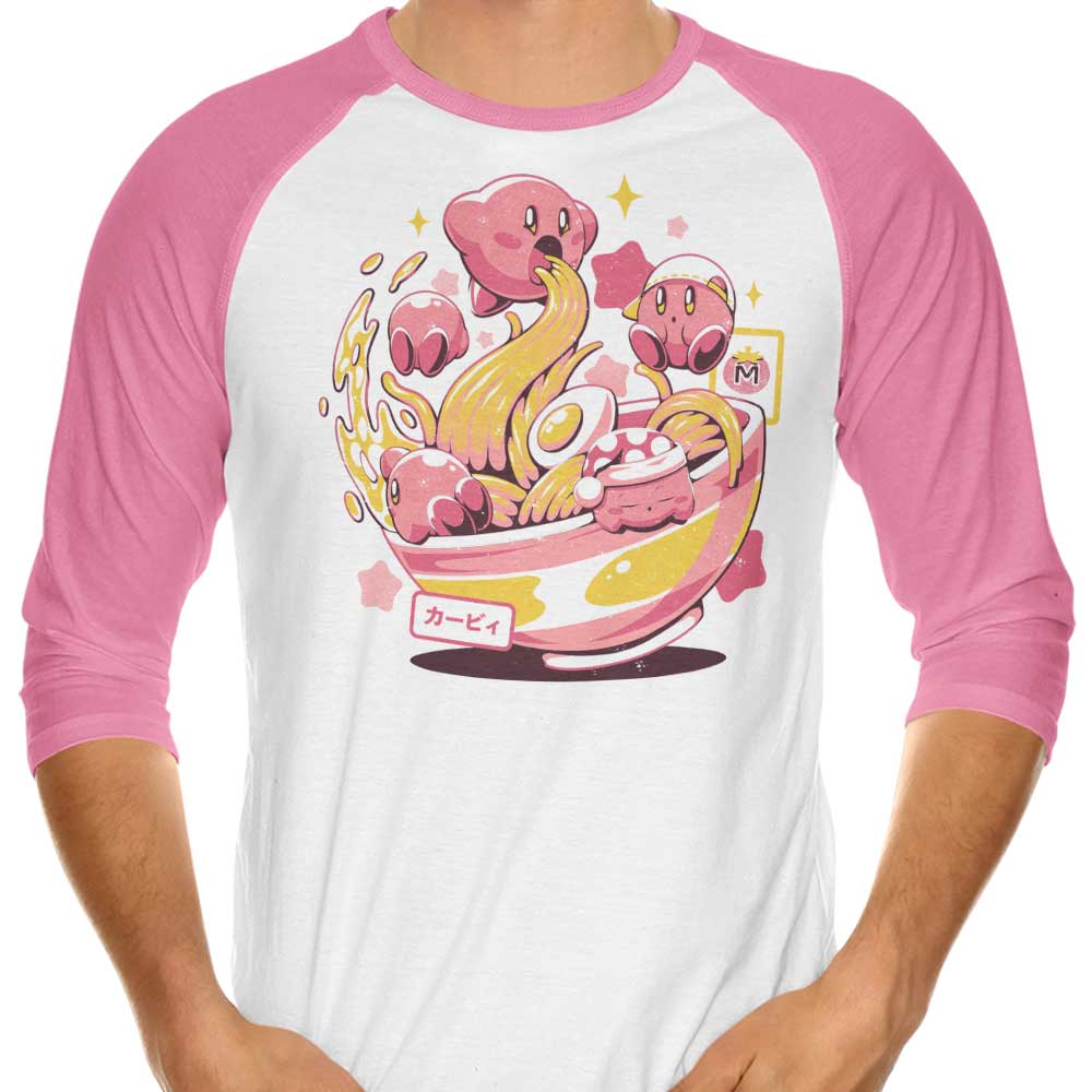 Pink Bowl Branded Three - Quarter Sleeve Raglan Style T - Shirt for Casual Wear