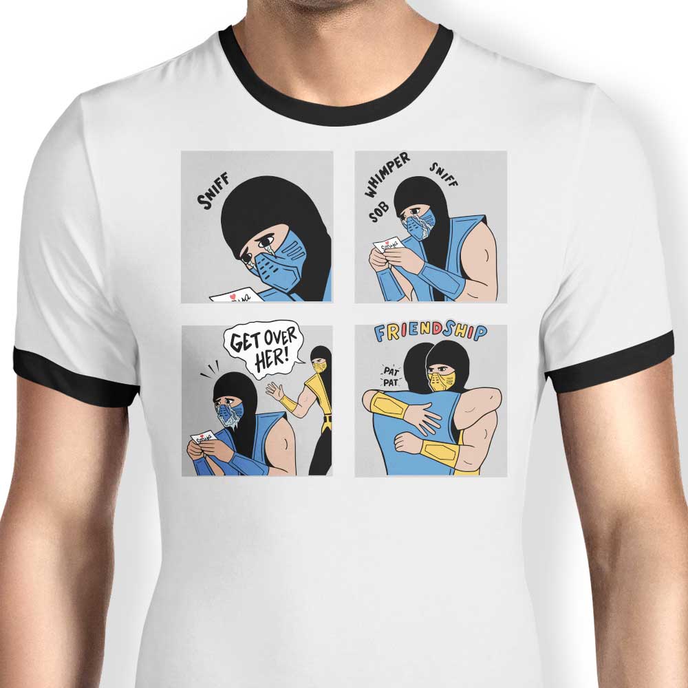 Get Over Her Men's Classic Ringer T-Shirt for Casual Wear