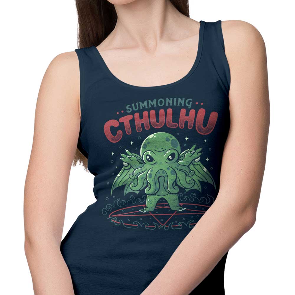 Edu.ely's Comfortable Summoning Cthulhu Unisex and Women's Tank Tops