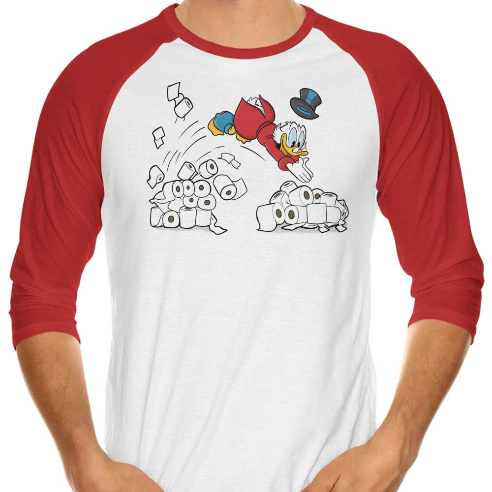 Superbly Opulent 3/4 Sleeve Raglan Style T-Shirt for a Fashionable Look
