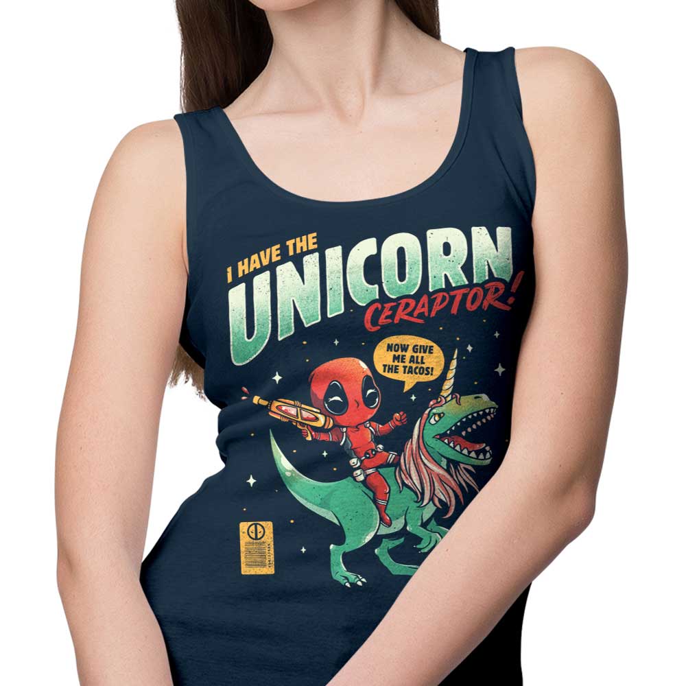 Edu.ely's Unicornceraptor Men's and Women's Unisex Comfortable Tank Tops