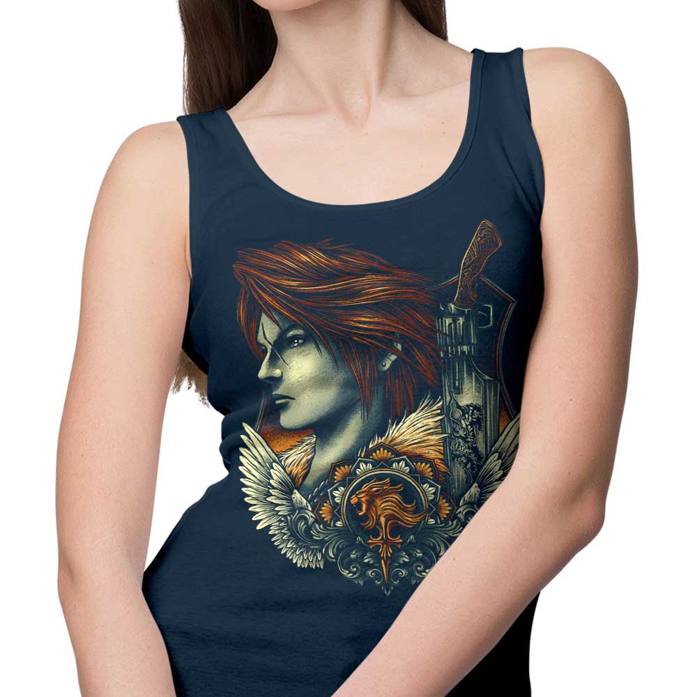 Glitchygorilla's Lion Heart Emblem Men's and Women's Comfortable Tank Tops
